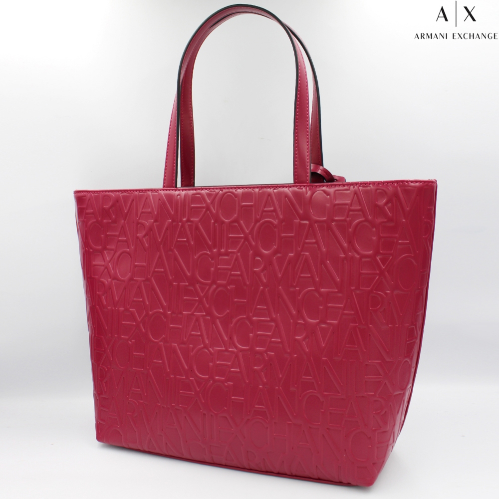 Armani Exchange Women's Logo Charm Tote Bag